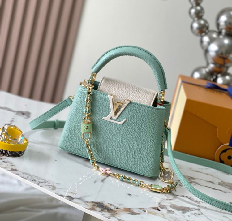 LV Louis Vuitton Women's Bag CAPUCINES Mini Handbag【Official Product Number: M23951】