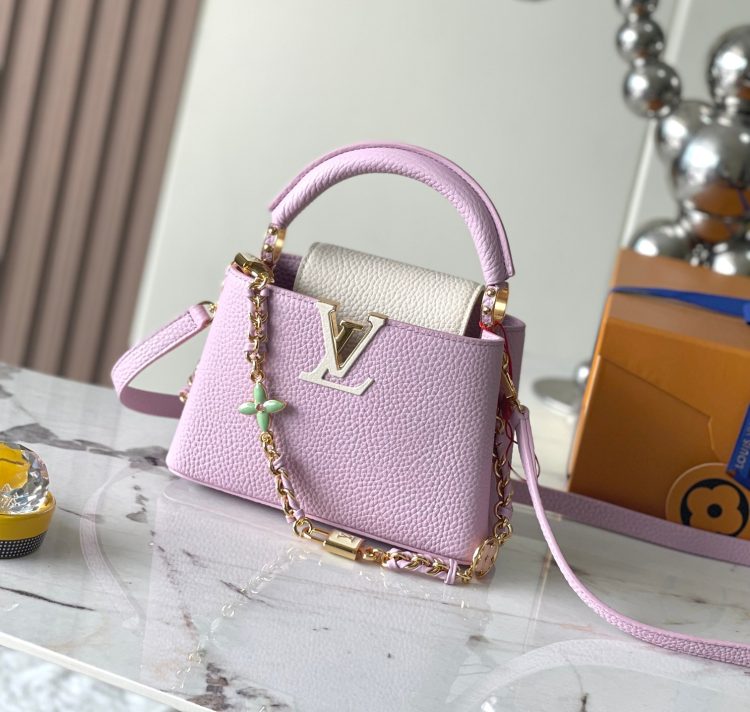 LV Louis Vuitton Women's Bag CAPUCINES Mini Handbag【Official Product Number: M23951】