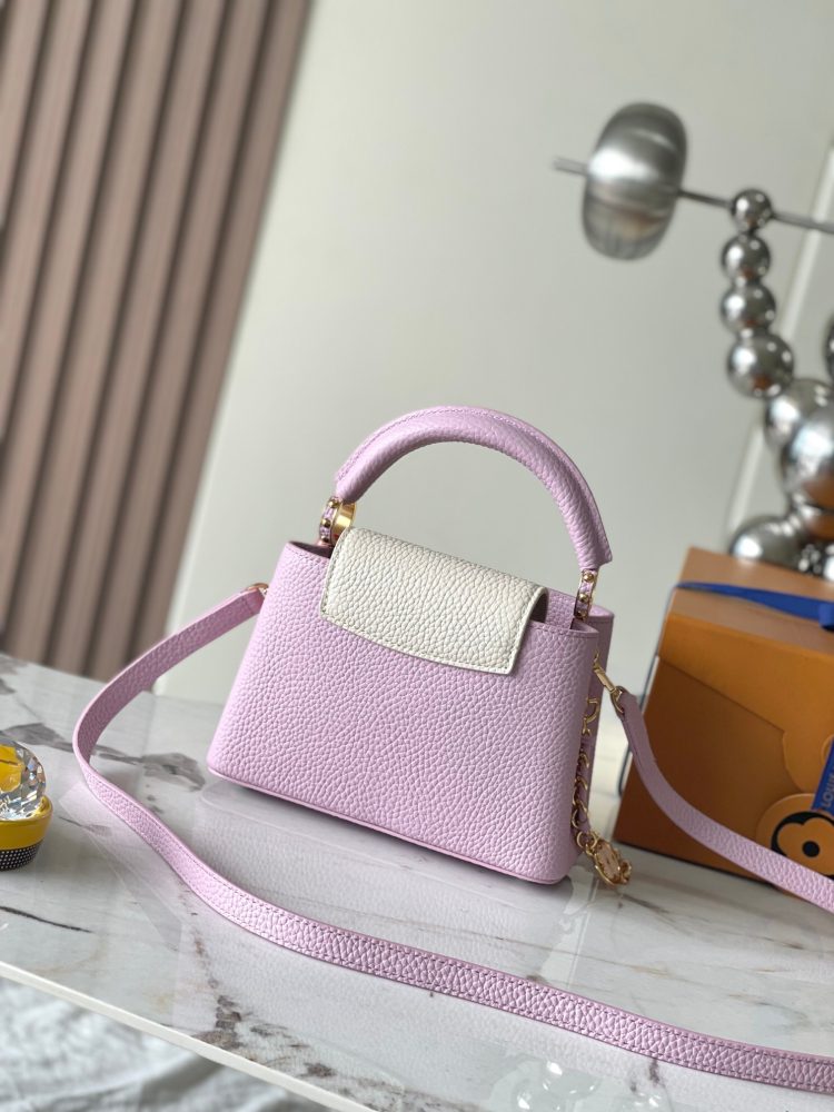 LV Louis Vuitton Women's Bag CAPUCINES Mini Handbag【Official Product Number: M23951】 - Image 4