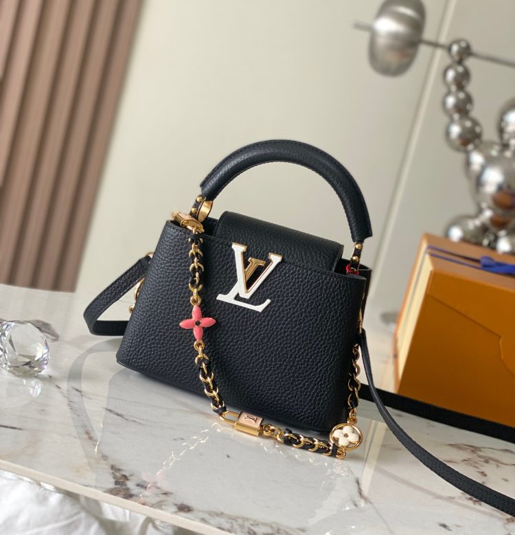 LV Louis Vuitton Women's Bag CAPUCINES Mini Handbag【Official Product Number: M23951】