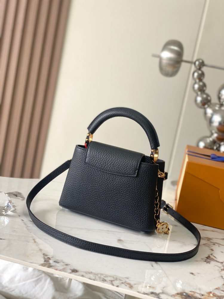 LV Louis Vuitton Women's Bag CAPUCINES Mini Handbag【Official Product Number: M23951】 - Image 4