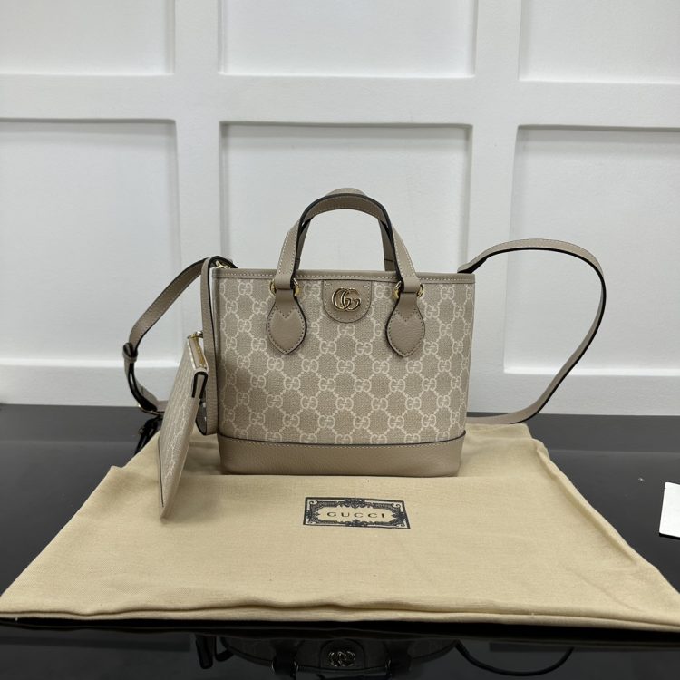 Gucci women's bag OPHIDIA MINI TOTE BAG [Official number: ‎811716 FAA4G 9897]